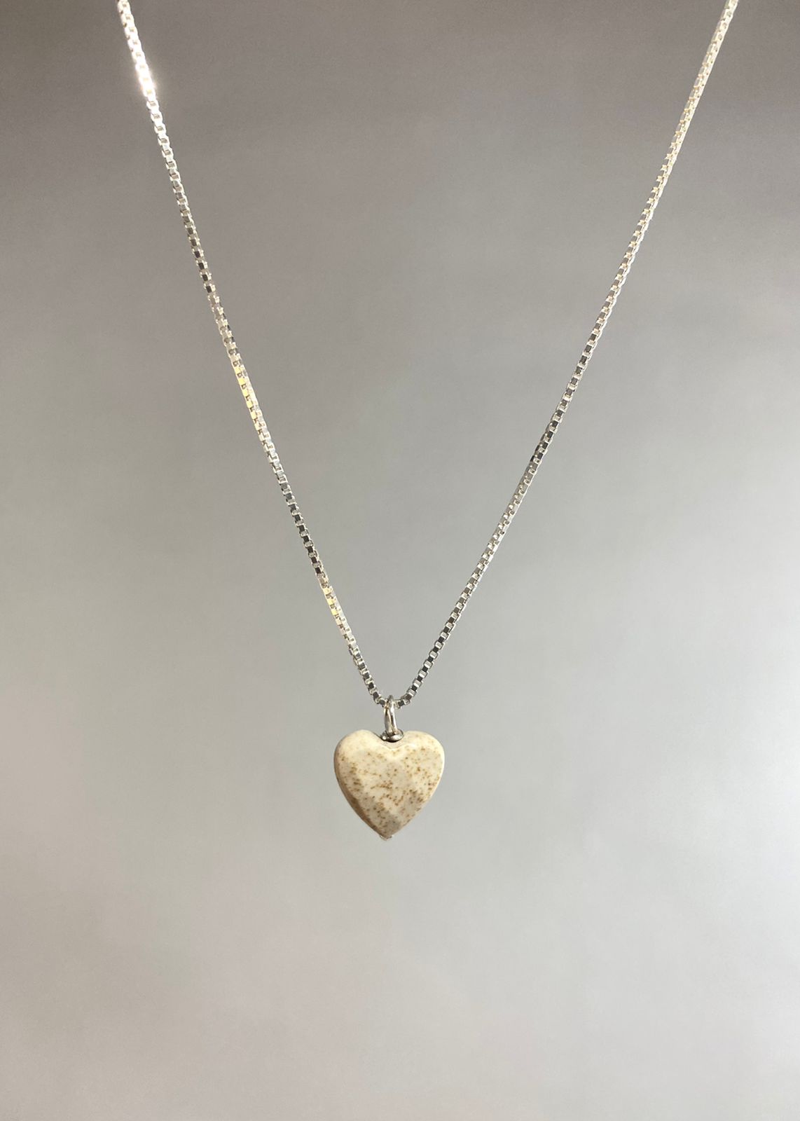 Colar Pure Love Madeira Petrificada 45cm