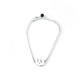  Pulseira Libra corrente cartier em prata 925 polida (clara) ou oxidada (escura), constelação (frente) e símbolo (verso). Detalhe no fecho em pedra Goldstone azul. Comprimento: regulagem entre 16cm e 18cm. Para outras medidas entre em contato. Embalagem em estojo de madeira. Esta é uma joia de prata 925 produzida com uma liga conhecida internacionalmente com STERLING SILVER – 925, o que significa que ela é constituída de 92,5% de prata pura, garantindo a qualidade do material utilizado. Por se tratar de ped